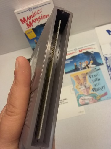 MANIAC MANSION NES NINTENDO CIB POSTER INSERTS 1990 JALECO LOOKS GREAT - Picture 11 of 23