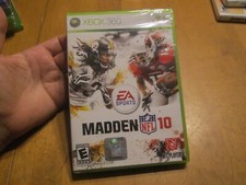MADDEN NFL 10 XBOX 360 EA SPORTS FOOTBALL US EDITION BRAND NEW FACTORY SEALED
