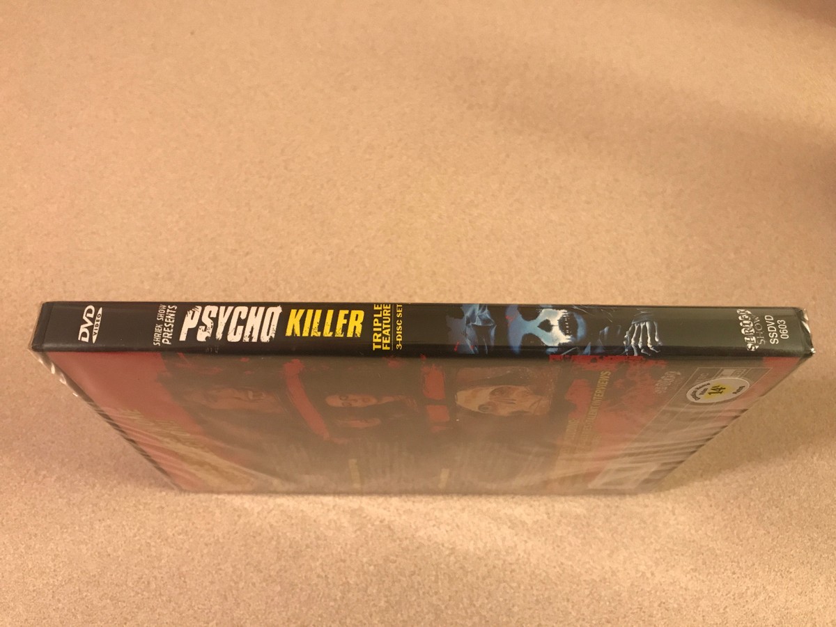 【廃盤希少】シリアルキラー・ファイル DVD-BOX サイコスリラー映画 3枚組 Shriek Show Presents 'Psycho Killer Triple Feature' 3 DVD