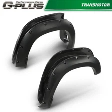 Fit For 2019-2020 Ram 1500 Black 4Pcs Pocket Bolt Rivet Front Rear Fender Flares