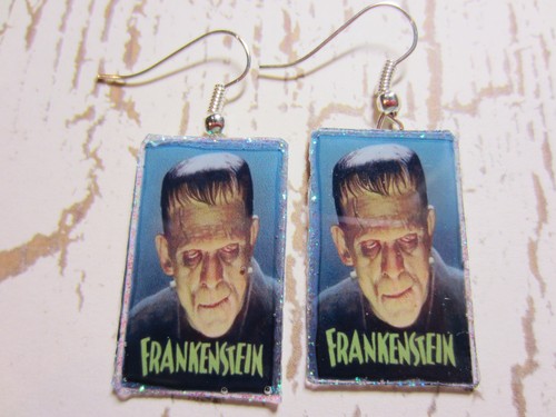 Orecchini pendenti Frankenstein & Bride of Frankenstein - Foto 4 di 11