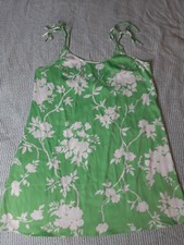 Urban Outfitters Midi Shift Dress Spaghetti Tie Straps Sz L NWT