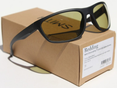 SMITH OPTICS Redding POLARIZED Sunglasses Black/ChromaPop Glass Low Light $265
