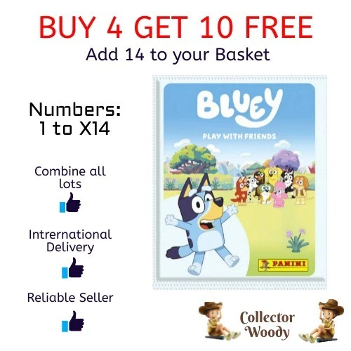BLUEY Play with Friends Sticker Collection - PANINI 2025 - Singles - Image 1 of 1