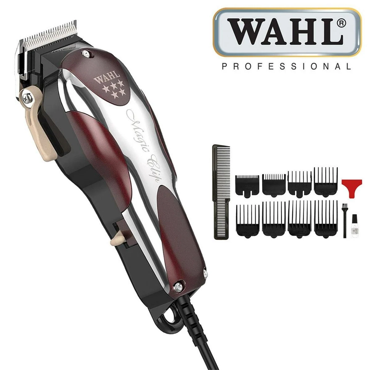 Wahl Professional Corded Magic Clip Hair Clipper With Adjustable Blade  8451-830