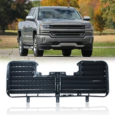 Active Grille Shutter Fits 2016-2018 Silverado 1500 Black 84363184