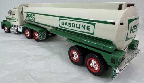 Camion cisterna giocattolo HESS vintage 1990 - luci di allarme retrocorno - come nuovo in scatola - Foto 14 di 22