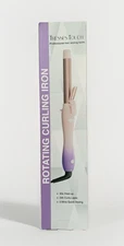 NEW Tresses Touch 1-inch Ceramic Rotating Barrel Automatic Curling Iron