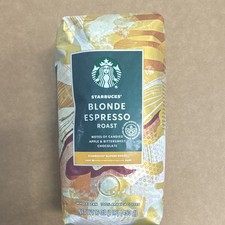 Starbucks Blonde Espresso Roast Whole Bean Coffee 16 oz Candied Apple Chocolate 10.00 per pound
