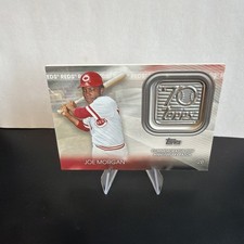 🔥2021 Topps #70LP-JM Joe Morgan 70th Anniversary Logo Patch Cincinnati Reds⚾️🔥