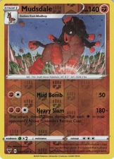 Mudsdale Reverse Holo Rare SWSH04: Vivid Voltage 097/185 NM