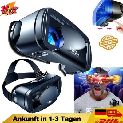 VR Brille Virtual Reality Headset 3D 120° Smartphones Handy für Alle Handys  NEU