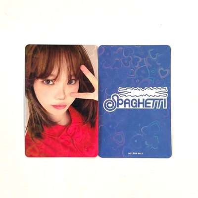 LE SSERAFIM ウンチェ SPAGHETTI ユニバ 直筆サイン UMS LE SSERAFIM