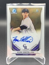Ryan Castellani 2014 Bowman Chrome 1st Auto #BCA-RC Rockies