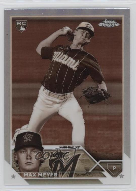 2023 Topps Chrome Sepia Refractor Max Meyer #104 0a6