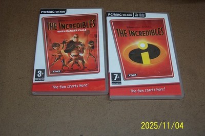 2 Disney Games - Incredibles & Incredibles When Danger Calls