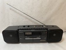 SONY CFS-W310L RADIO CASSETTE RECORDER. NEUE RIEMEN.FUNKTIONIERT+BEDIENUNGSANLEI