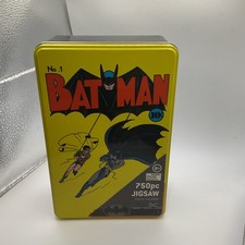 DC Batman Jigsaw 750pc Puzzle 21in x 24in In Collectable Tin Opened