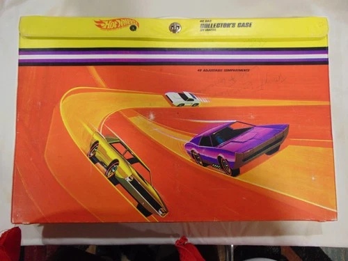 Vintage Mattel Hot Wheels Redline 48 Car FLAT Carry Case EX