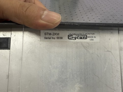 Sycon STM-2XM Dual Channel Thickness Rate Monitor QCM – Powers On, As-Is - Picture 9 of 9