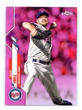 2020 Topps Chrome Update #U-17 Rich Hill Pink Minnesota Twins