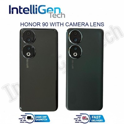 Rear Back Battery Cover For Honor 90 Rea NX9 REA-AN00 With Camera Lens &Adhesive