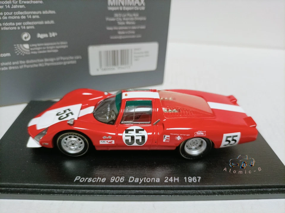 Spark 1 43 Porsche 906 Daytona 1967 Daytona Rally Car Model - Image 3 of 4
