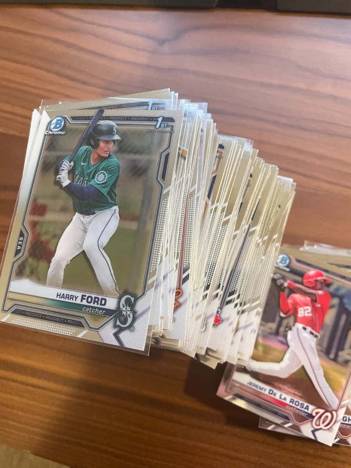 2021 Bowman Draft Chrome Base Prospects - Choose Your Card! Complete your set! - Image 2 of 2