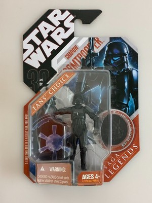 STAR WARS ANNIVERSARY COLLECTION SAGA LEGENDS - SHADOW STORMTROOPER - 2007 - OVP