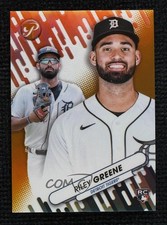 2023 Topps Pristine Fresh Faces Gold Refractor 36/50 Riley Greene #5 02ti
