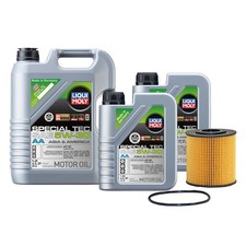 7L Liqui Moly Special Tec AA 5W30 Wix Engine Oil Change Kit for S70 S80 V70 XC90