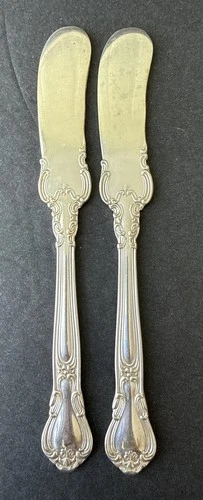 "CHANTILLY" by GORHAM Sterling Silver 5 7/8" Flat Handle Butter Spreader 54g