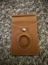 SERMAN BRANDS AirTag Wallet - RFID Blocking - Full Grain Leather Slim Bifold