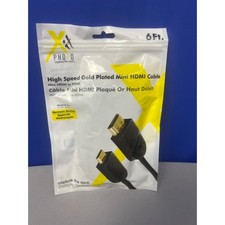 New Mini HDMI 6ft Cable Gold Plated High Speed Photo Computer Electronic Devices