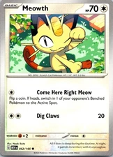 Meowth -052/165 - 151 - Regular