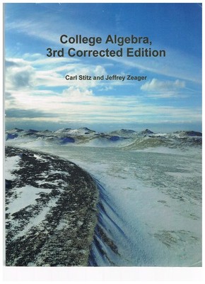 College Algebra 3rd Corrected Edition