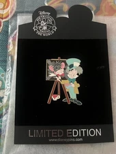 Disney Shopping Mad Hatter Art Studio Dormouse LE 250 Rare Pin 2010