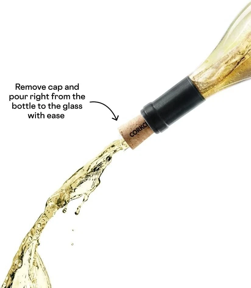 Enfriador de botellas de vino Corkcle Air NUEVO vajilla alcohol aireado champán reutilizable Foto 2 de 4