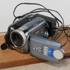 JVC Everio GZ-MG37 30 GB Hard Drive Camcorder TESTED W Charger Needs battery