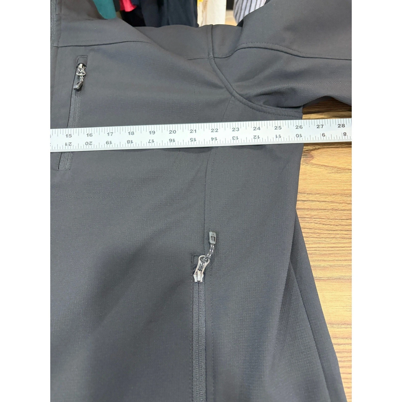 Swiss Tech Black Fleece Lined Softshell Full Zip Jacket Mens XL - product detail image 14