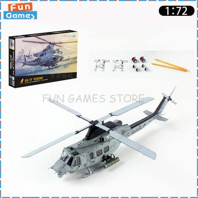 New Dream Model 1/72 UH-1Y Venom Assemble Helicopter Model DM720018 Uncolored Co
