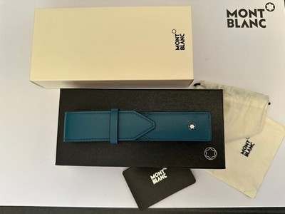 Montblanc Meisterstück Selection Soft Pen Pouch 1er Etui Petrol - ohne Gravur