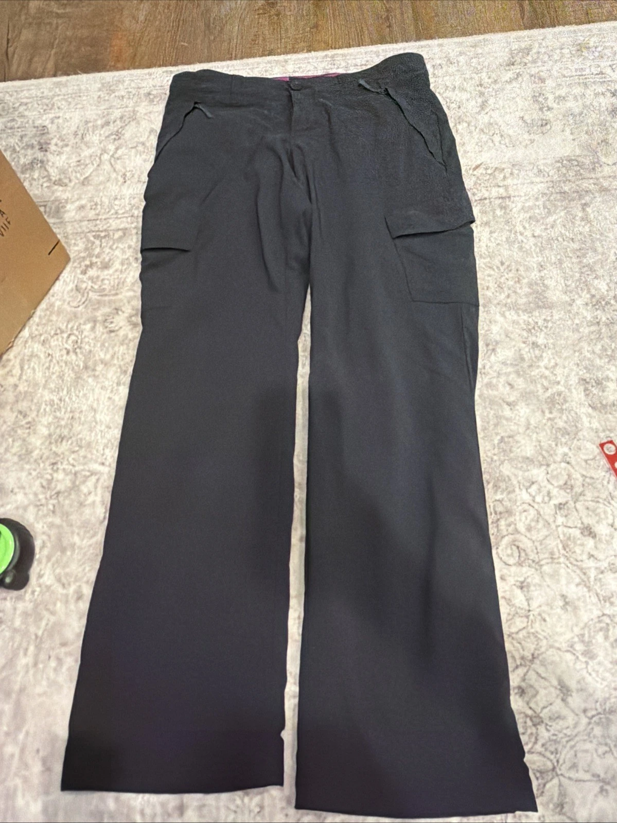 Eddie Bauer Pants Womens 2 Green Insulated Fleece Lined Softshell Snow Ski