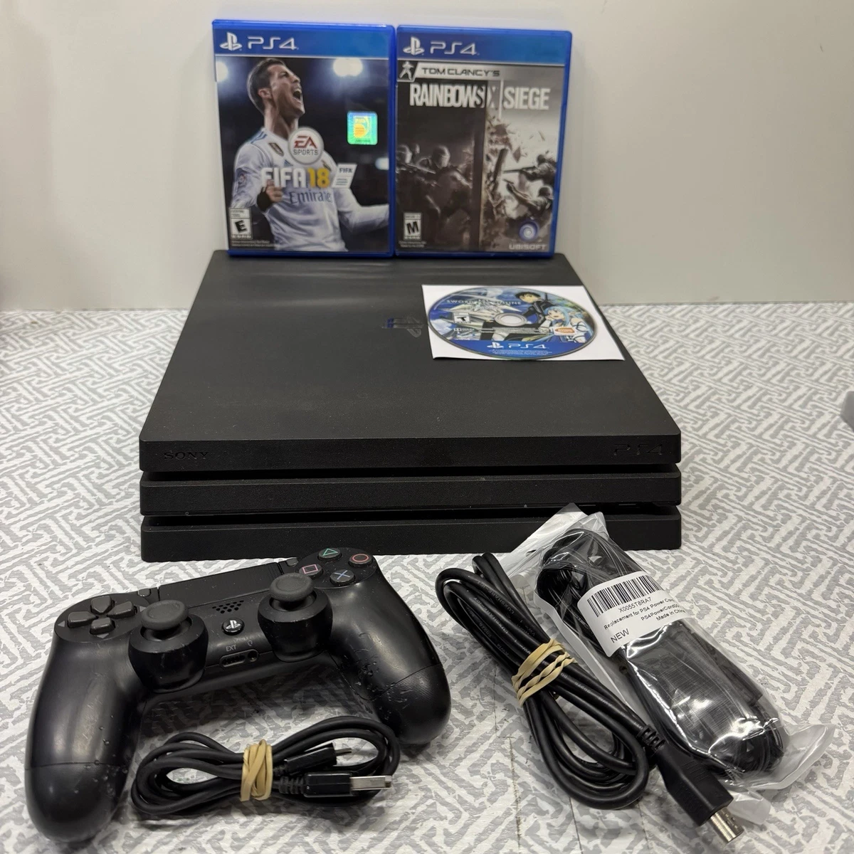 Sony PlayStation 4 Pro Black 1 TB Consoles for sale - eBay