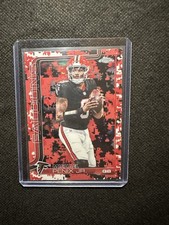 2025 Topps Chrome Michael Penix Jr Camo Team Variation 15 SSP