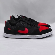 Nike SB Alleyoop Mens Sneakers Skater Shoes Sz 11 Black Red Athletic Performance