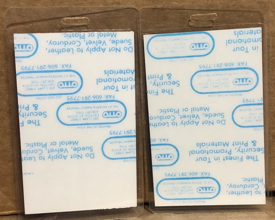 Винтажный комплект пропусков 1991 GLOW Backstage - Hollywood Wrestler Press Wrestling новый из старых запасов - Изображение 2 из 2