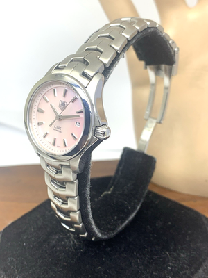 Tag Heuer Women's Watch WJF1312 Link Swiss Quartz Pink Mother of