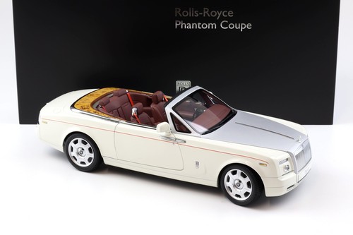 1:18 Kyosho Rolls Royce Phantom Drophead Coupe Anglais Blanc KS08871EW2 - Imagen 2 de 5