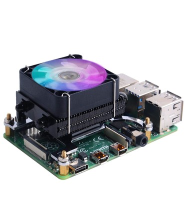 GeeekPi Raspberry Pi 4 Fan Raspberry Pi Low Profile ICE Tower CPU Cooler with RG